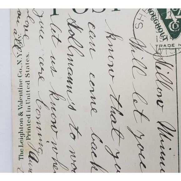 U.S. Post Office Sheboygan, Wisconsin 208350 Leighton Valentine Vintage Postcard - Picture 2 of 11